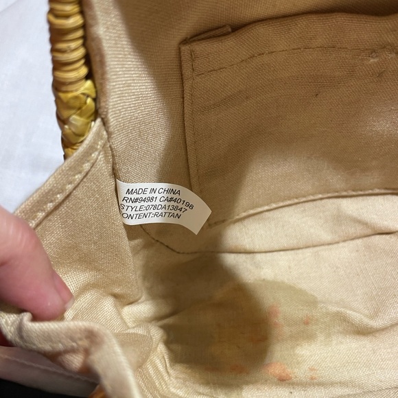 Vintage Wicker Crossbody Purse Coastal Cowgirl Boho Summer Basket Bag - Picture 11 of 15